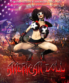 Cyber Babes American Doll