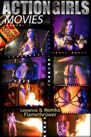 Leeanna & Monika Flamethrower Movie