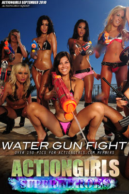 Actiongirls Parties Water Gun Fight